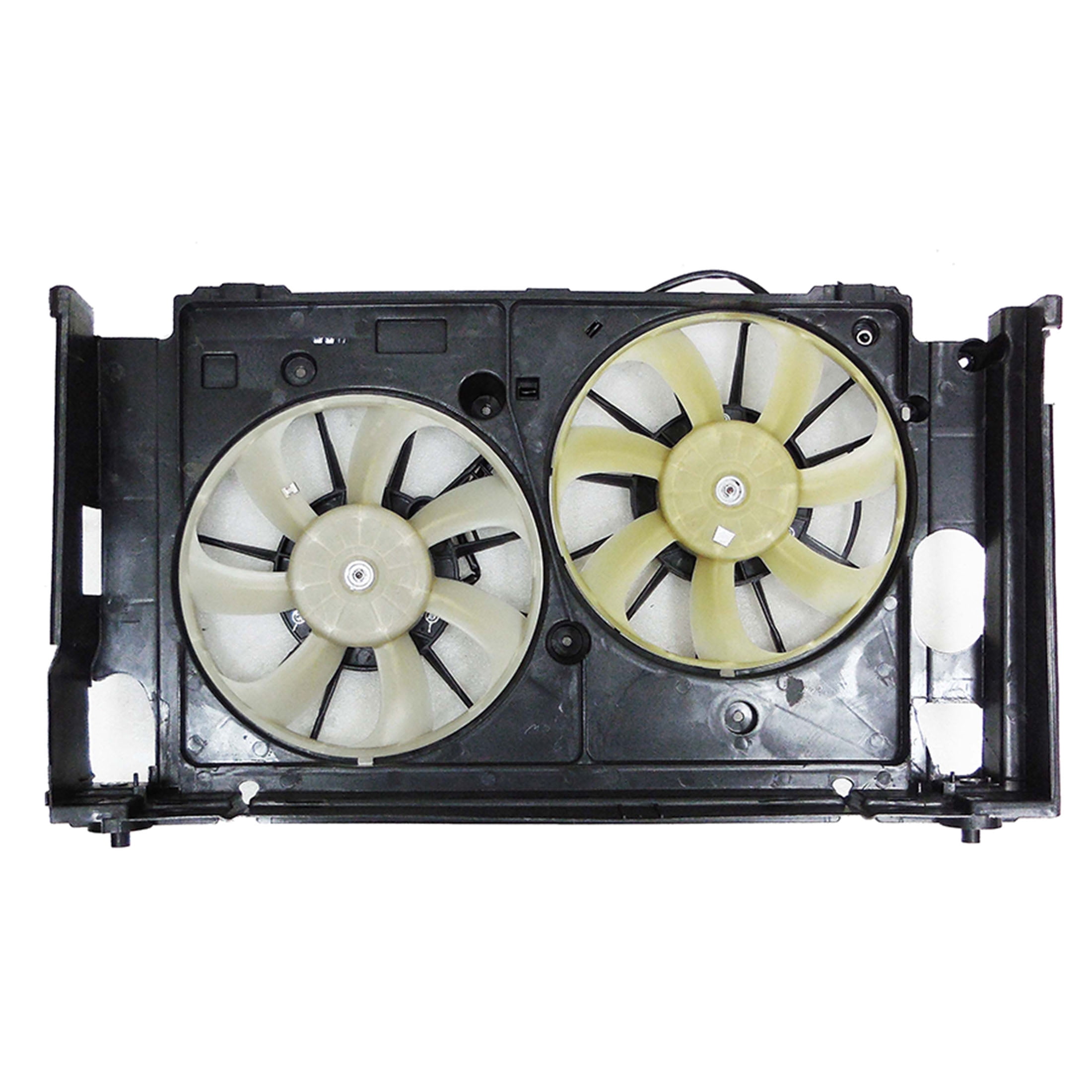 Agility Auto Parts 6010077 Dual Radiator and Condenser Fan Assembly for Lexus, Toyota Specific Models