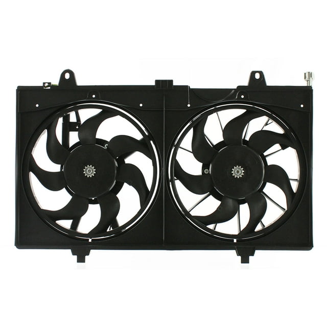 Agility Auto Parts 6010126 Dual Radiator and Condenser Fan Assembly for Nissan Specific Models