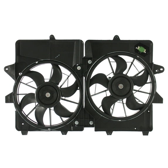 Agility Auto Parts 6010194 Dual Radiator and Condenser Fan Assembly for Ford, Mercury Specific Models