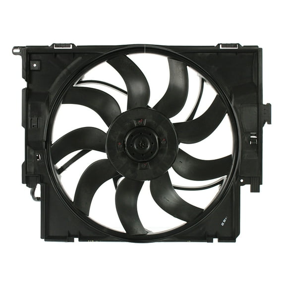 Agility Auto Parts 6010278 Dual Radiator and Condenser Fan Assembly for BMW Specific Models