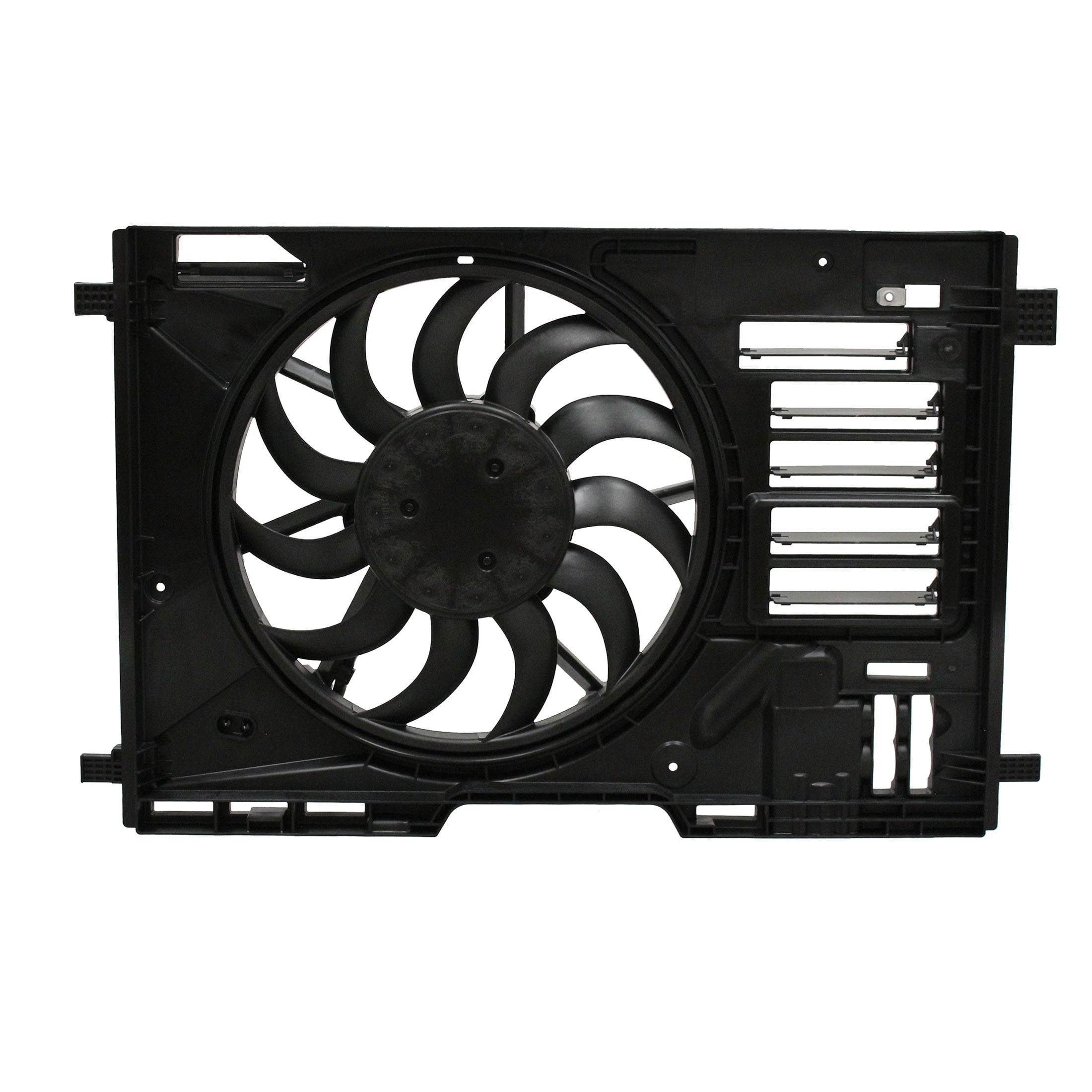 Agility Auto Parts 6010488 Dual Radiator and Condenser Fan Assembly for Ford Specific Models