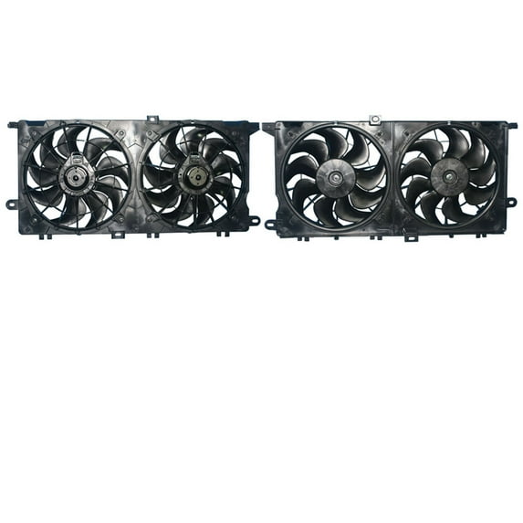 Agility Auto Parts 6012105 Dual Radiator and Condenser Fan Assembly for GM Specific Models