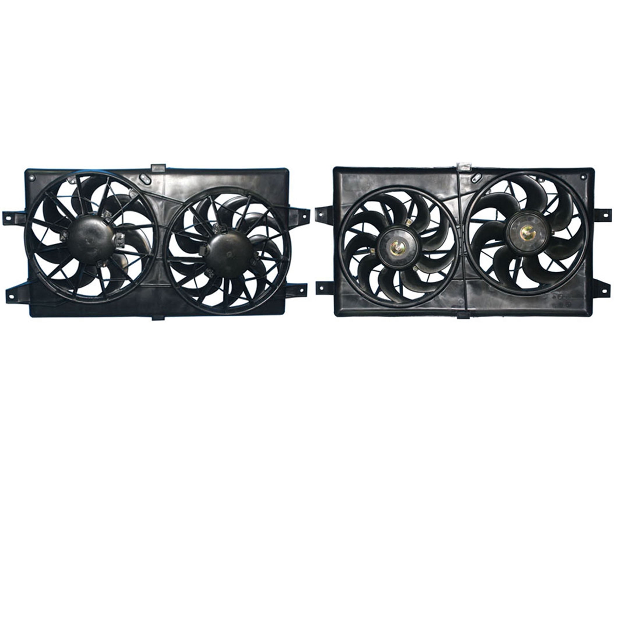 Agility Auto Parts 6017114 Dual Radiator and Condenser Fan Assembly for Chry, Dodge Models