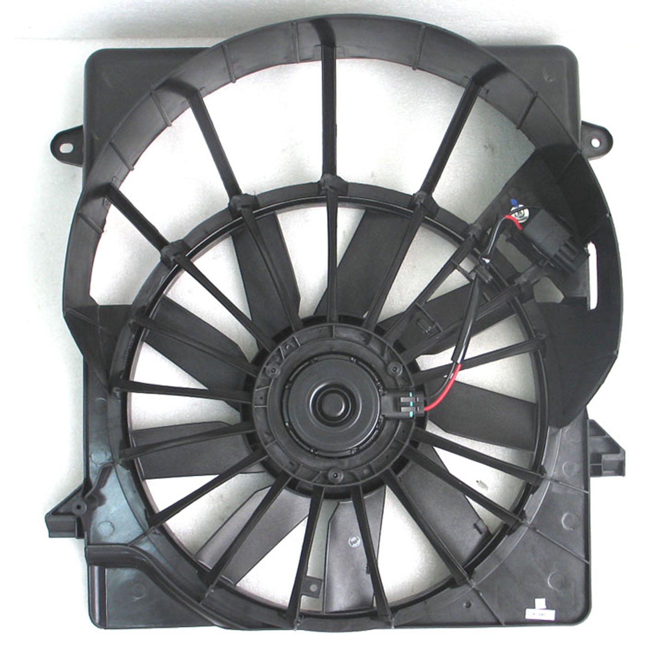 Agility Auto Parts 6022114 Dual Radiator and Condenser Fan Assembly for Jeep Specific Models Fits select: 2008-2012 JEEP LIBERTY