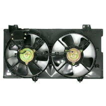 Agility Auto Parts 6028118 Dual Radiator and Condenser Fan Assembly for Mazda Specific Models