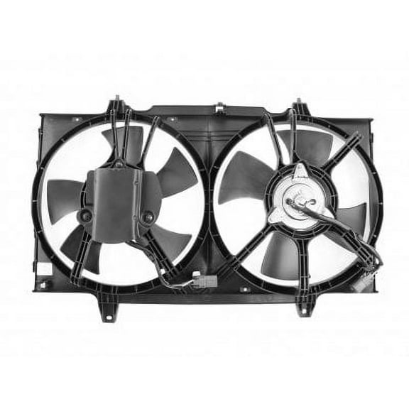 Agility Auto Parts 6029101 Dual Radiator and Condenser Fan Assembly for Nissan Specific Models