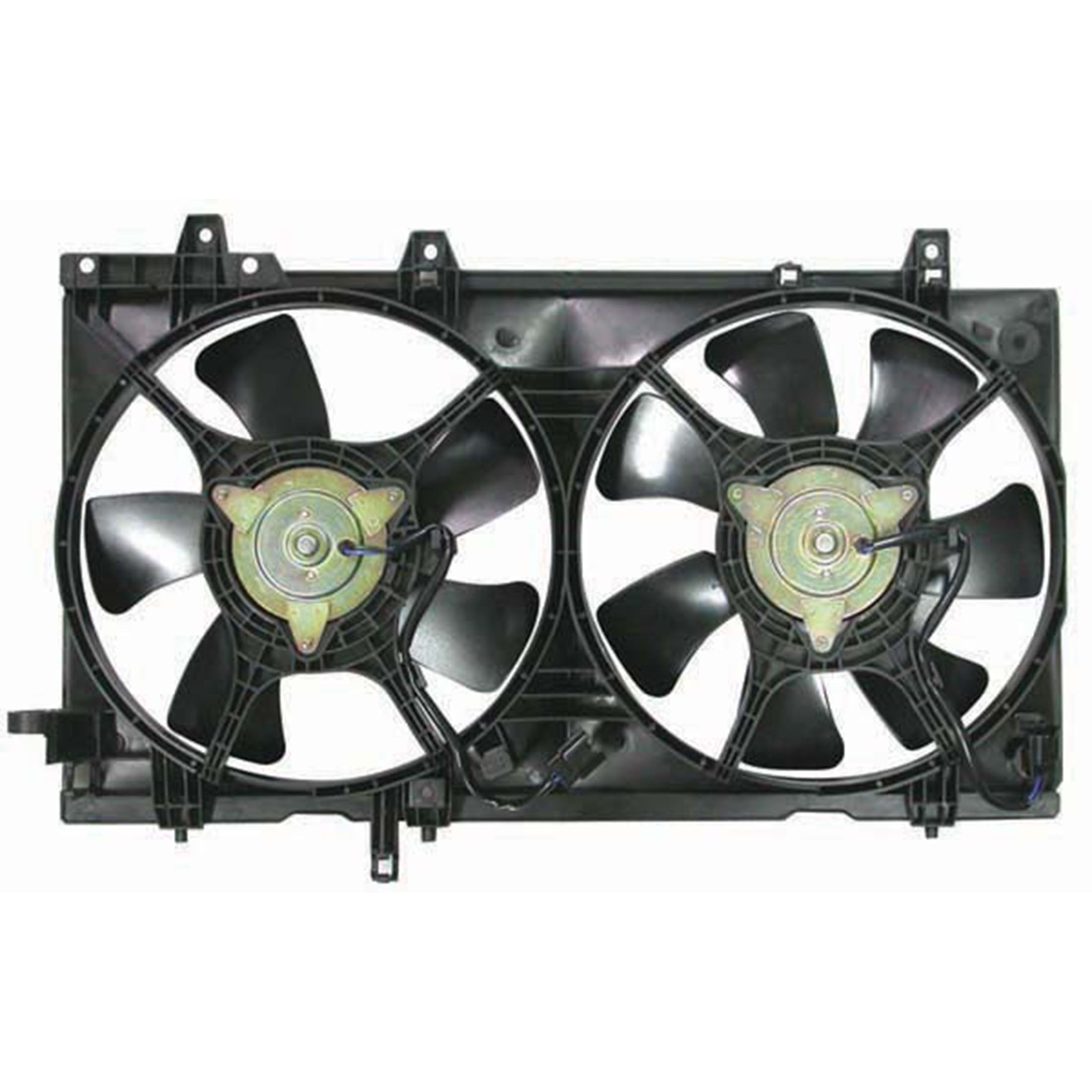 Agility Auto Parts Dual Radiator And Condenser Fan Assembly For