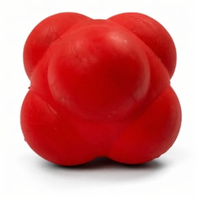 Agility Bounce Reaction Ball for Exception Hand Eye Coordination, Red, Small