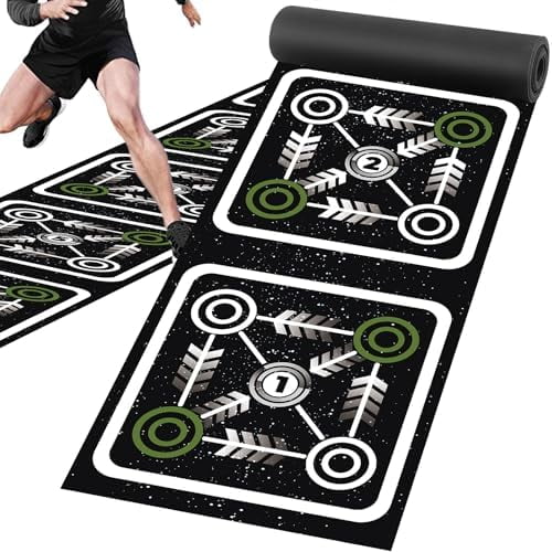 Agility Mat 11.9 ft X 1.3 ft Agility Pad Agility Training Equipment Agility Workout Mat for Soccer Football Tennis Boxing Training$$Sport & Recreation Other