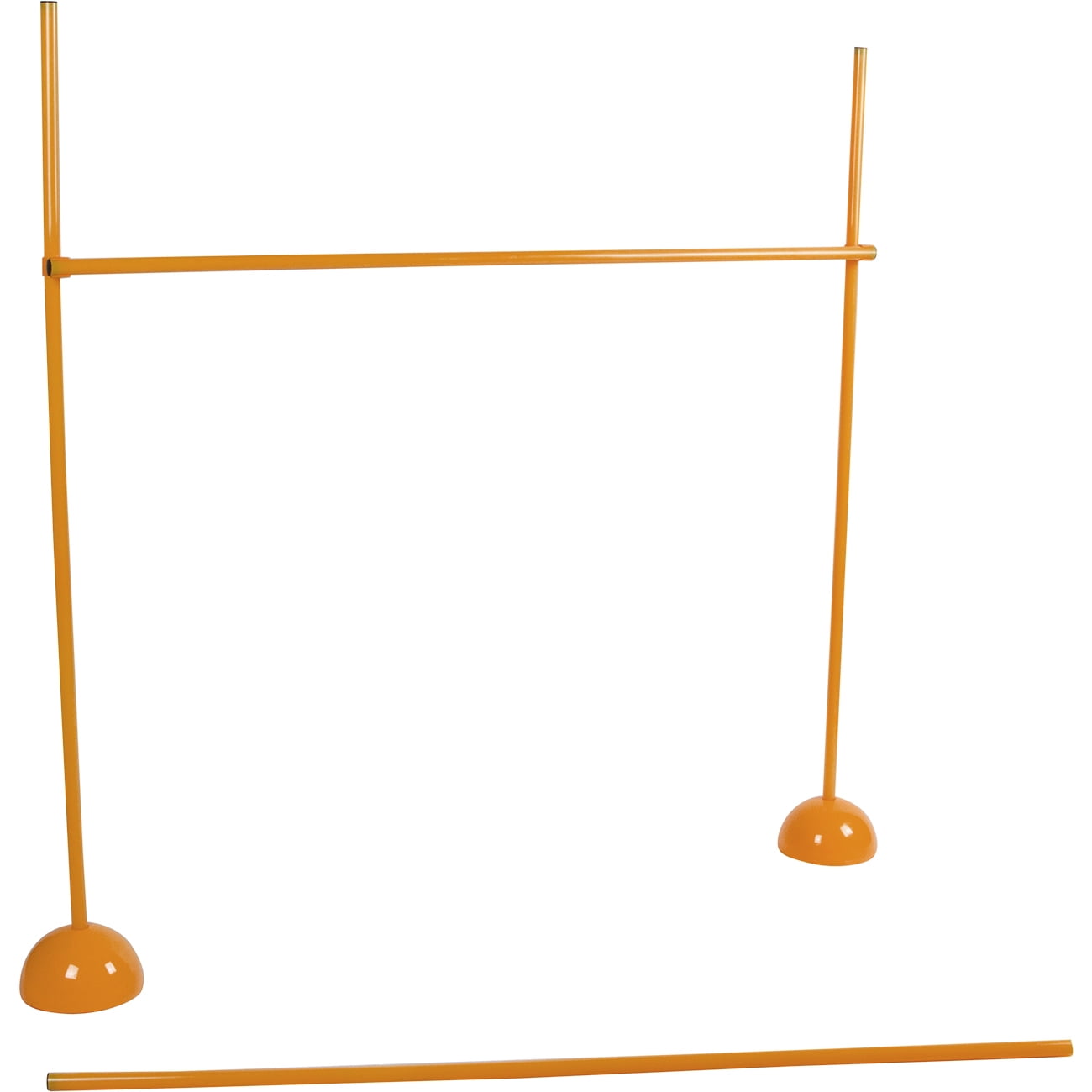 Agility Soccer Training Adjustable Hurdles Poles Set by Trademark Innovations (Orange)