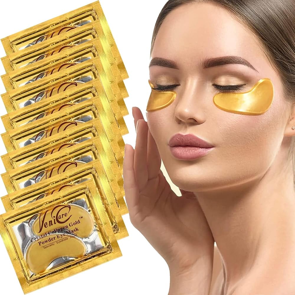 Aging Crystal 24K Powder Gel Eye Sheet Patch (30 Pairs)