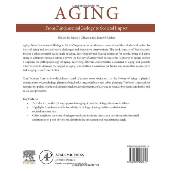 Pre-Owned Aging: From Fundamental Biology to Societal Impact, (Paperback)