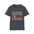 thumbnail image 1 of Aging Like A Fine Cigar Graphic Humor Smokers T-Shirt, 1 of 4