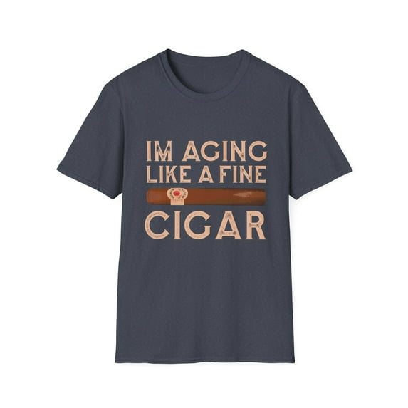 Aging Like A Fine Cigar Graphic Humor Smokers T-Shirt