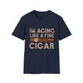 thumbnail image 1 of Aging Like A Fine Cigar Graphic Humor Smokers T-Shirt, 1 of 4