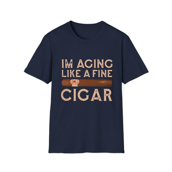 Aging Like A Fine Cigar Graphic Humor Smokers T-Shirt