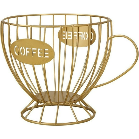 Agirlvct Coffee Pod Holder,Coffee Bar Counter Organizer,Coffee Filter Holder,Capsule Basket,Coffee Bar Accessories for K-cup Kitchen Dinning Room Office Home Cafe Hotel(Black)