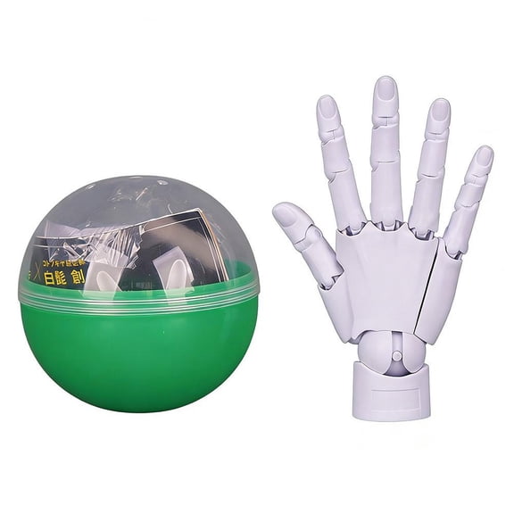 Agiufgs 1 2 Scale Human Hand Model 4.13, Flexible Joints for Realistic Posing, for Art Painting Sketching Desktop Display, White