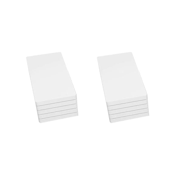 Agiufgs 10 Pack Furniture Wall Protector Foam, Impact Absorption and Noise Reduction, for Couch Bed Chair Table Corner Protection, White