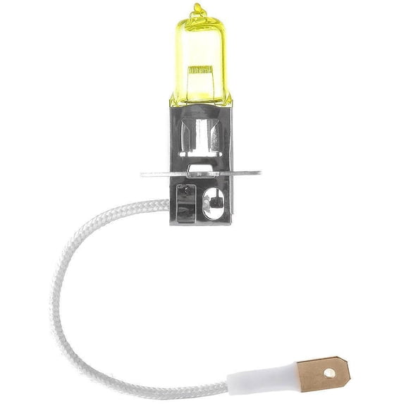 Agiufgs 12V 55W Yellow Bulbs C6 Filament Automotive High, Bright Yellow Light 3000K, for Car Headlight Setup and Daily Use, Yellow, 1pcs