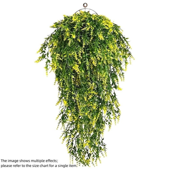 Agiufgs 2 Pack Artificial Hanging Plants 2, Draping Effect with ...