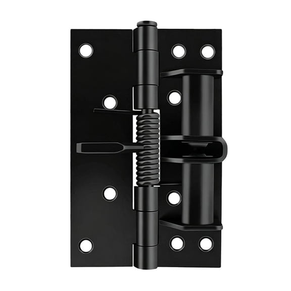 Agiufgs 3-in-1 Self-Closing Door Hinge, Hydraulic-Like Self-Closing with 90-Degree Positioning, for Interior Doors Needing, Black