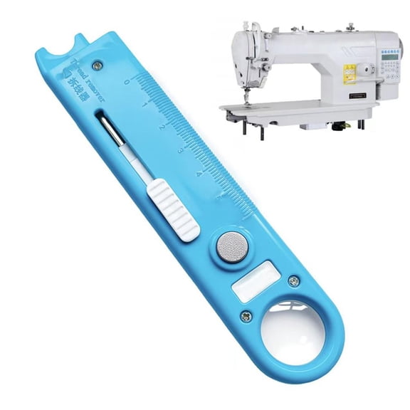 Agiufgs 3-in-1 Sewing Tool 5.43 X, with Threader Seam Ripper and, for Threading and Seam Ripping, Gold, One Size