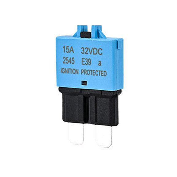 Agiufgs 32V Automotive Fuse Circuit, Overload Protection with Auto Recovery, for Truck Vessels Setup and Daily Use, White