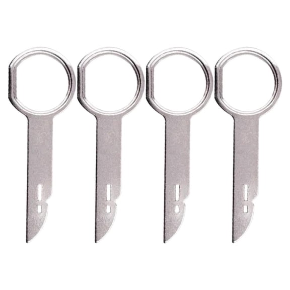 Agiufgs 4-Piece Car Stereo Removal Tool Kit, Quick Release for Factory Radios, DIY Installation for VW, Audi, Ford, Mercedes