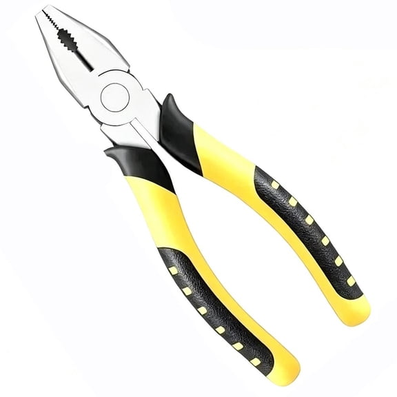 Agiufgs 8 in Lineman Pliers Heavy-Duty, High-Leverage Cutting and Gripping, for Professional Electrical and Mechanical Work, Black