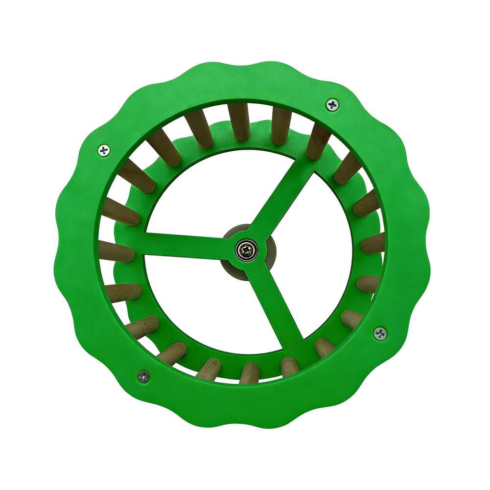 Agiufgs Blue Bird Exercise Wheel, 8.7 in Diameter, Quiet Smooth ...