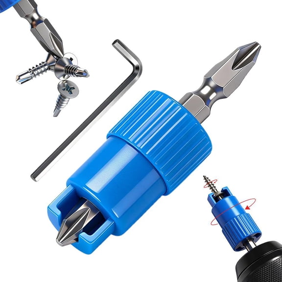 Agiufgs Blue Cross-Head Screwdriver Bit, 2.56 Inch, Magnetic Tip, Ensures Straight Driving and Secure Grip, Ideal for DIY Projects and Toolkits