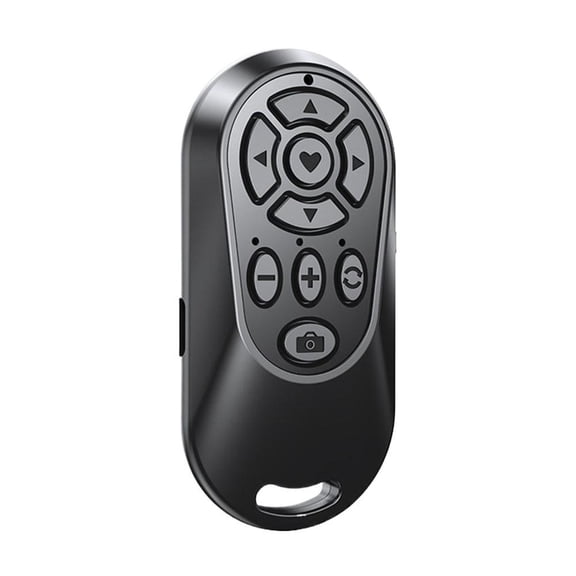 Agiufgs Bluetooth Selfie Remote Control, Photo Zoom and Shutter Control, for Android and Ios Smartphones Setup and Daily, Black