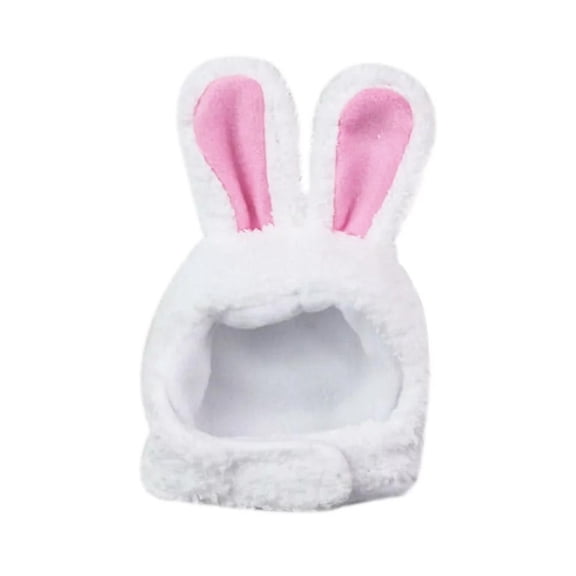 Agiufgs Bunny Ears Pet Cotton, Holds Pet Warm and Adds Cute, for Pet Parties and JJoto Props, White, One Size