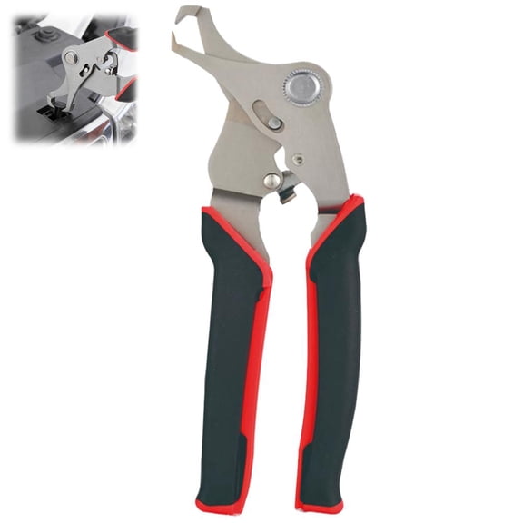 Agiufgs Car Clamp Pliers 6.5, Labor-Saving Spring-Loaded Design with Automotive Fastener, for Automotive Interior Trim, Black, One Size
