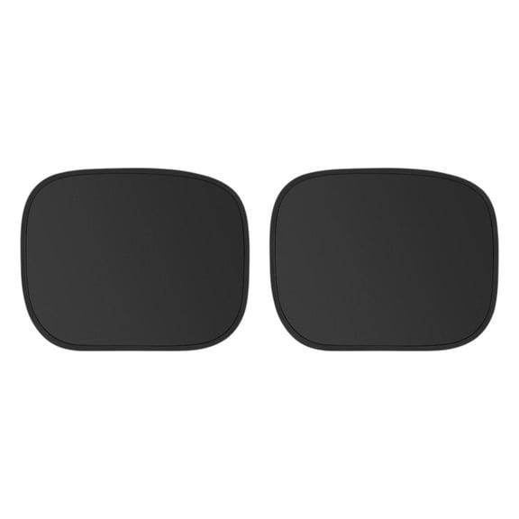 Agiufgs Car Side Window Sunshade 18.31 X 9.06 in, Arc-Optimized Uv Blocking Shade, for Driving Safety and Sun Protection, Back 2pc