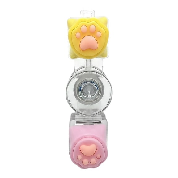 Agiufgs Cat Paw Fidget Spinner, Stress Relief with Soft Silicone Buttons, for Office Classroom Travel Setup and Daily Use, Multicolor