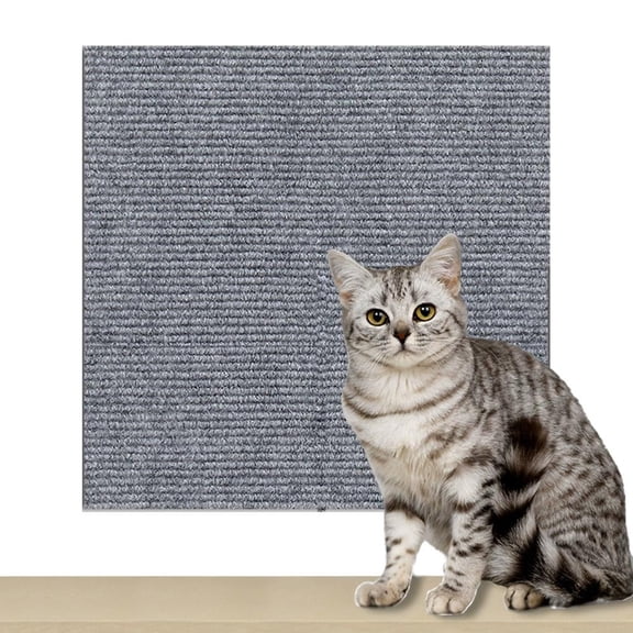 Agiufgs Cat Scratching Mat 30 X 30 X, Protects Furniture From Scratching, for Climbing and Scratching Setup and Daily Use, Gray, 1pcs