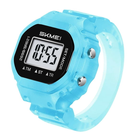 Agiufgs Digital Watch 0.12, Full Digital Timekeeping with Stopwatch and Countdown Timer, for Lifestyle Sports, Blue