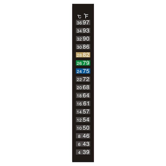Agiufgs Discoloration 5.12 X, Color Changing Temperature, for Fish Tank Aquarium Setup and Daily Use, Blue