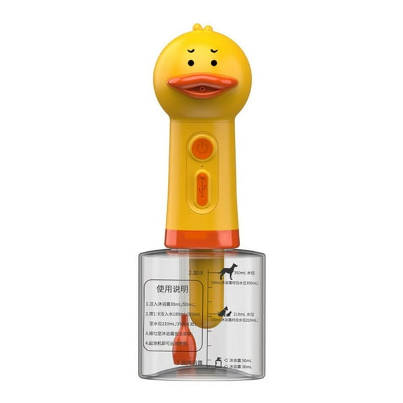 Agiufgs Electric Foam Machine USB, Automatic Soap Dispenser with Portable Design, for Pet Cleaning Setup and Daily Use, Yellow, 1pcs