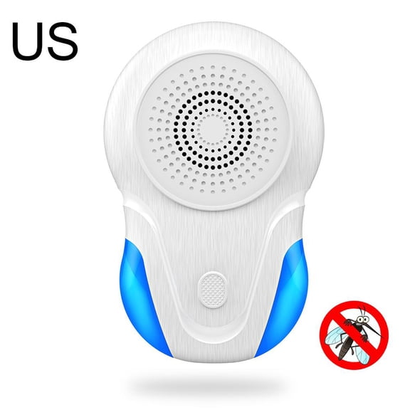 Agiufgs Electronic ABS, Ultrasonic Mosquito Repelling, for Indoor and Outdoor Use Setup and Daily Use, White