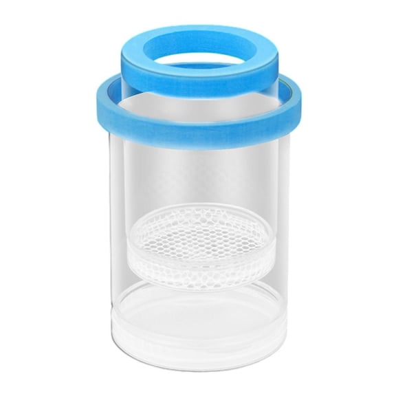 Agiufgs Floating Fish Isolation Box, Suspension Design for Aquarium Breeding, for Aquarium Breeder Feeder, Blue, L
