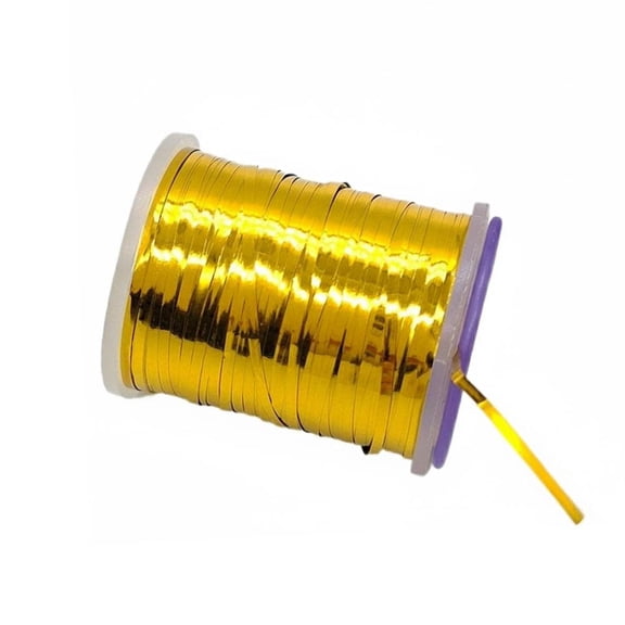 Agiufgs Fly Tying Tinsel, 0.04 in Wide x 3937 in Long, Adds Captivating Flash & Shimmer to Lures, Perfect for Creating Realistic Nymphs, Streamers, and Dry Flies
