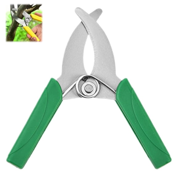 Agiufgs Fruit Tree Ringing Shears, Precise Pruning and Ringing, for Garden Pruning Bonsai Shaping Flower Branch Cutting, Green