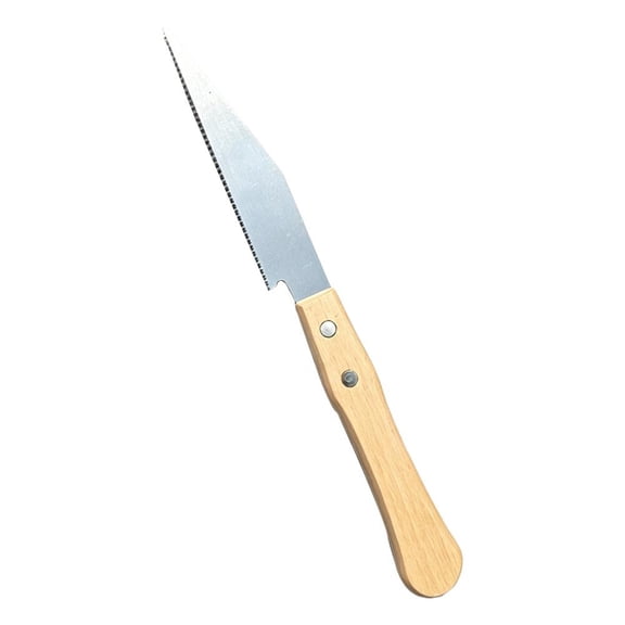 Agiufgs Hand Saw 12.2 in, Double-Sided Teeth for Cross and Rip Cuts at a Glance, for Woodworking and Carpentry Setup, Sharp