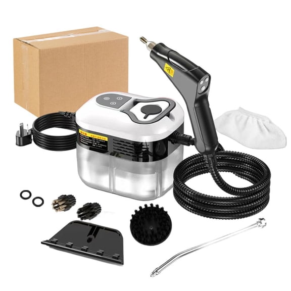 Agiufgs Handheld Steam Cleaner 60.8, High-Temperature Steam Cleaning with Portable Design, for Kitchen Floors Grout, White