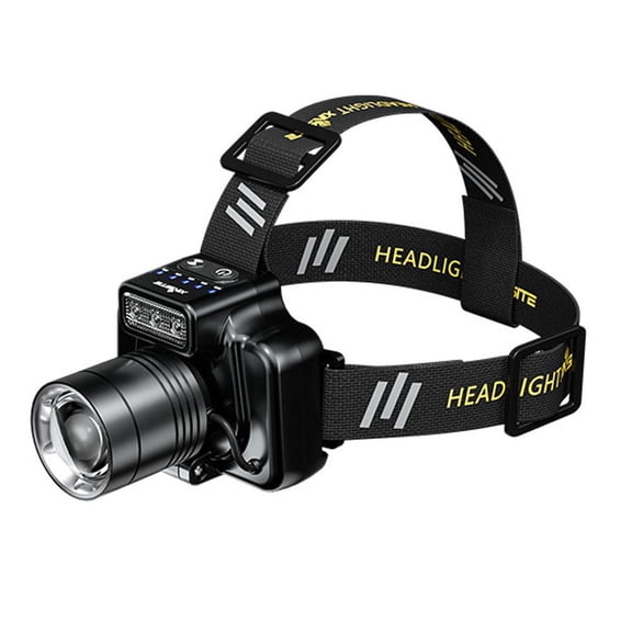 Agiufgs Headlamp 800 Lumens, Rechargeable with Motion Red Light Design, for Camping Running Outdoor Work Setup and Daily, Red, 1pcs