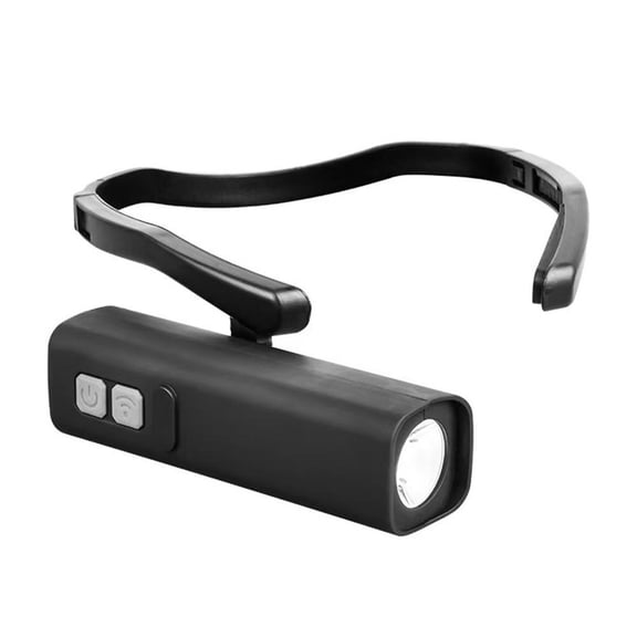 Agiufgs Headlamp ABS Motion Adjustable, Wave-Sensing Control Detachable Handheld, for Camping Running Repair Work Setup, Black, 1pcs