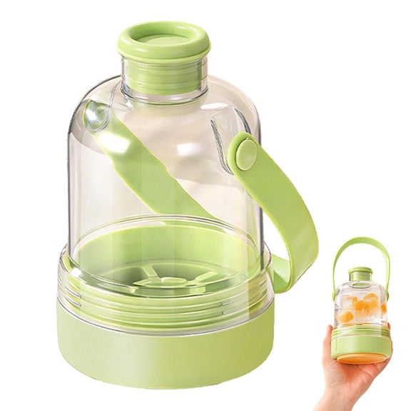Agiufgs Ice Maker 5.9 X, Double Leak-Proof Design with Easy Dispense, for Travel Picnics Outdoor Adventures Setup and Daily, Green